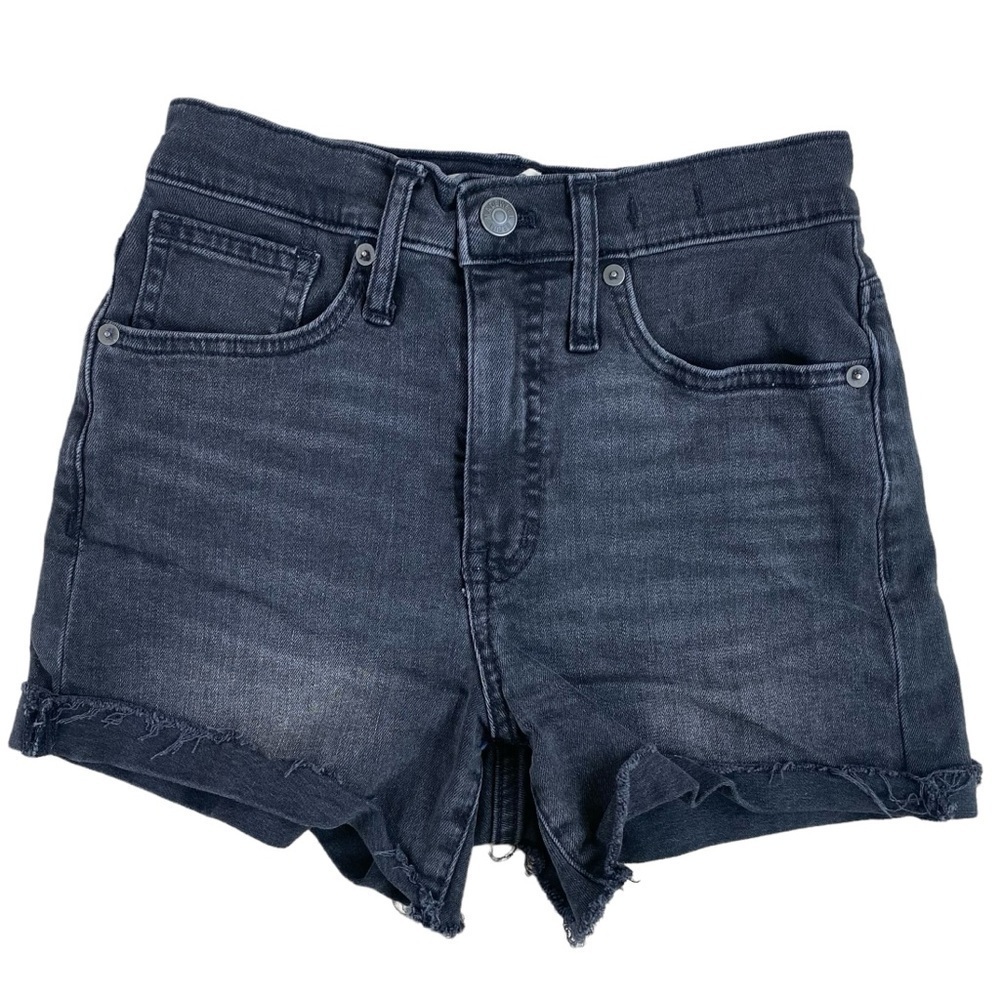 Madewell Women’s Black High-Rise Denim Shorts Sz‎ 24